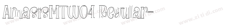 AmasisMTW04 Regular字体转换